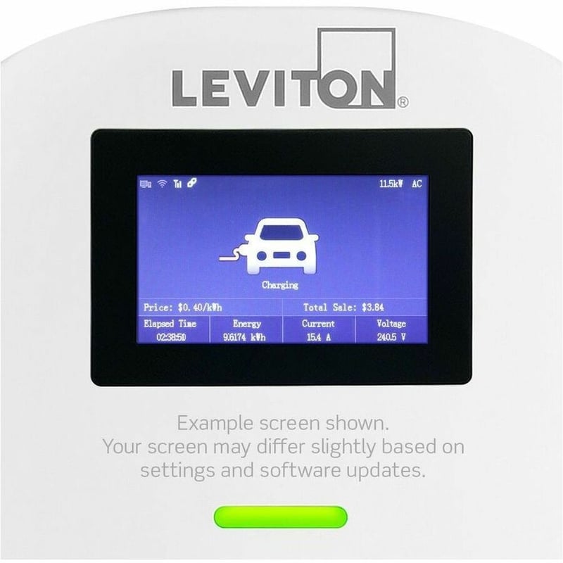 80 AMP HARDWIRED EV CHARGER W/ 4G/ LCD - Thumbnail 4