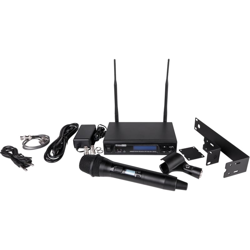 WIRELESS MICROPHONE KIT WITH HANDHELD MICROPHONE - Thumbnail 1