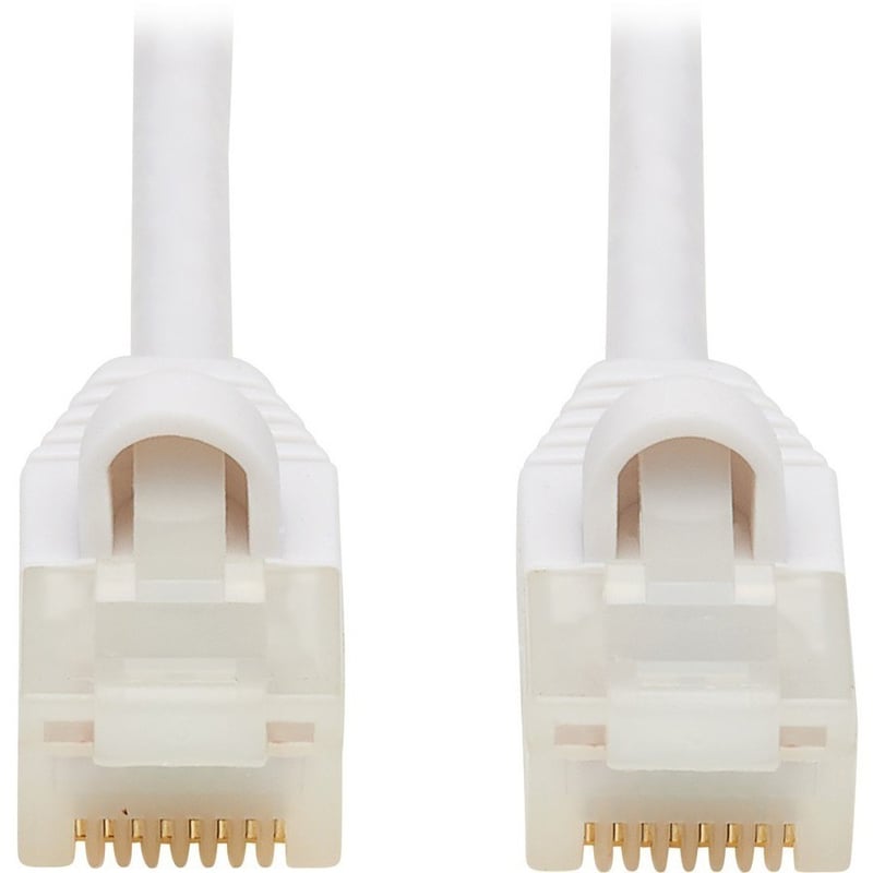 Eaton Tripp Lite Series Safe-IT Cat6a 10G Snagless Antibacterial S/FTP Ethernet Cable (RJ45 M/M), PoE, White, 5 ft. (1.52 m), TAA - Thumbnail 1