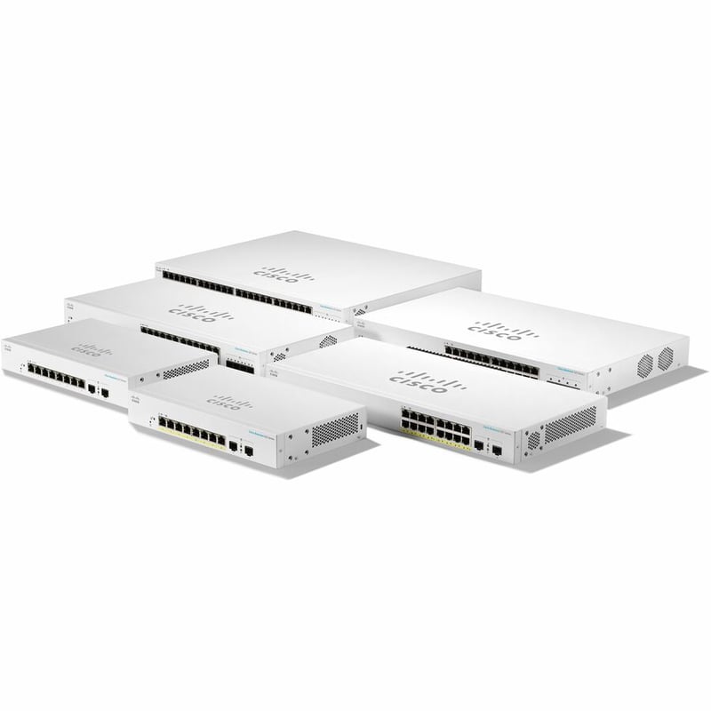 CBS220 SMART 24-PORT GE, 4X10G SFP+ REMANUFACTURED - Thumbnail 3