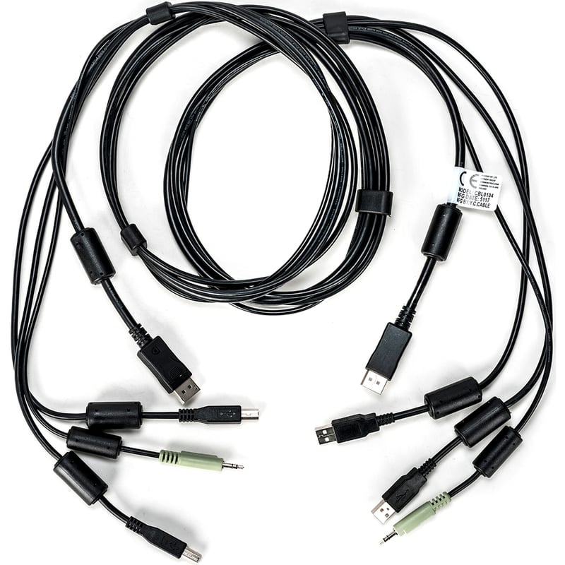 Vertiv Avocent USB Keyboard and Mouse, DisplayPort and Audio Cable, 6 ft. for Vertiv Avocent SV and SC Series Switches - Thumbnail 3