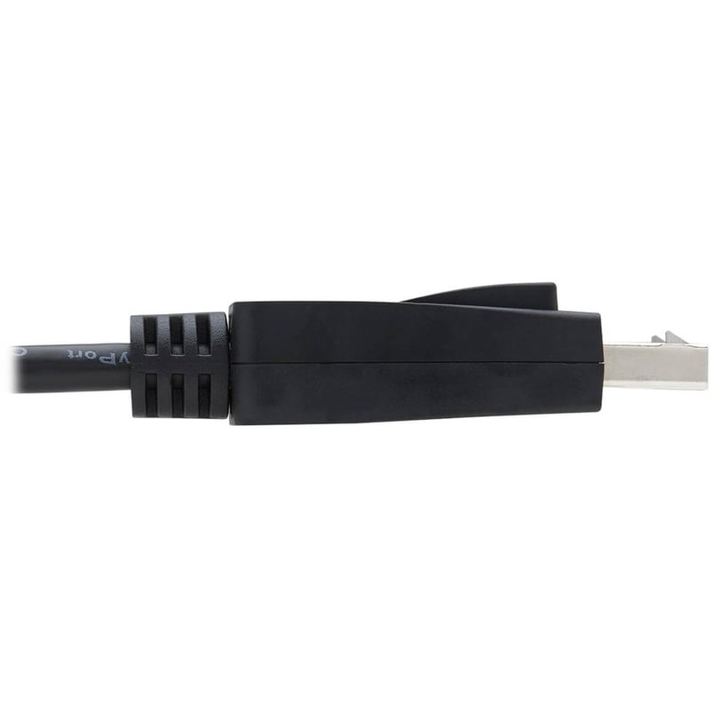 Eaton Tripp Lite Series DisplayPort 1.4 Cable with Latching Connectors, 8K (M/M), Black, 10 ft. (3.1m) - Thumbnail 4