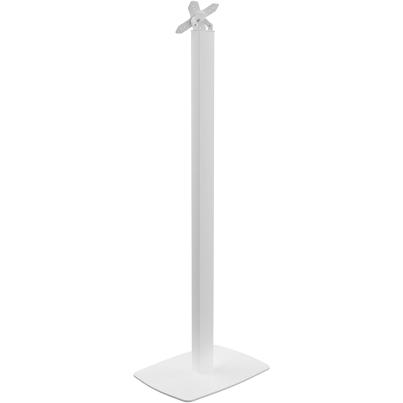CTA Digital Premium Thin Profile Floor stand with VESA plate and Base (White) - Thumbnail 5
