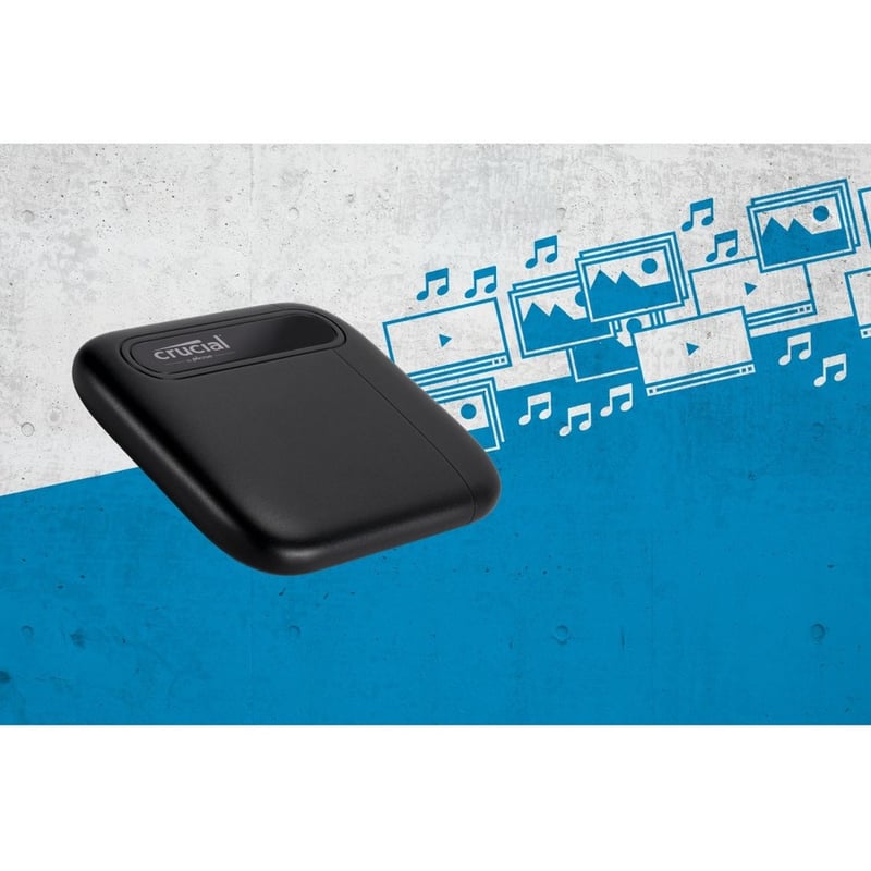 CRUCIAL 500GB USB 3.2 GEN2 PORTABLE SOLID STATE DRIVE - Thumbnail 4