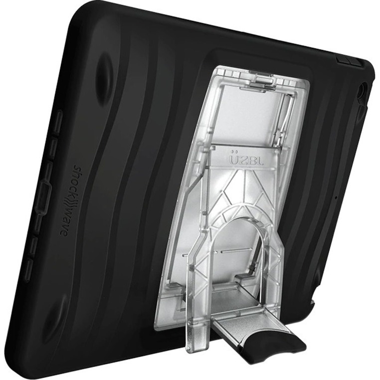 ShockWave Ultra-Rugged v2 7th / 8th / 9th Gen iPad 10.2 Case w/ Break-Resistant Stand, Screen Protector; Black - Thumbnail 2
