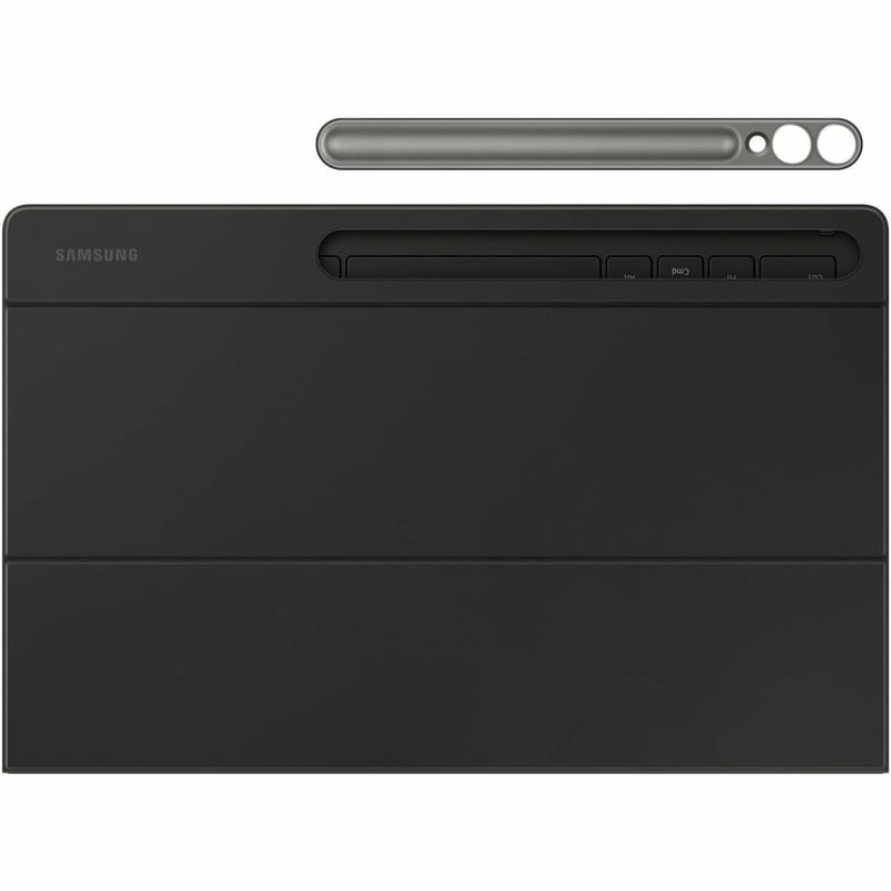 Samsung Keyboard/Cover Case (Book Fold) Samsung Galaxy Tab S10 Ultra, Galaxy Tab S9 Ultra Tablet - Black - Thumbnail 3