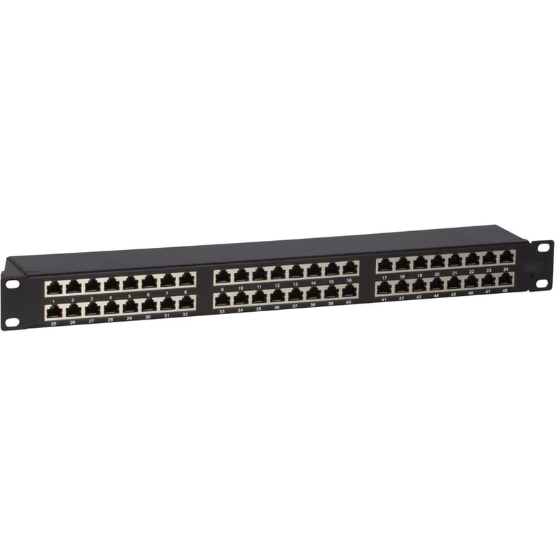 4XEM 48 Port Cat 6A Patch Panel - Thumbnail 1