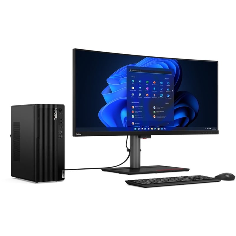 Lenovo ThinkCentre M80t Gen 3 11TE000NUS Desktop Computer - Intel Core i7 12th Gen i7-12700 - vPro Technology - 16 GB - 1 TB SSD - Tower - Black - Thumbnail 5