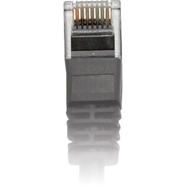 Monoprice 50FT 24AWG Cat6 550MHz UTP Ethernet Bare Copper Network Cable - Purple - Thumbnail 3