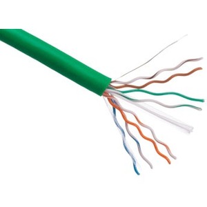 Axiom CAT6 23AWG 4-Pair Solid Conductor 550MHz Bulk Cable Spool 1000FT (Green) - Thumbnail 1