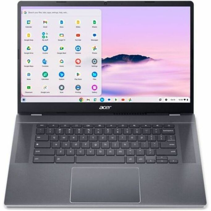 Acer Chromebook Plus 515 CBE595-1T-55UB 15.6" Touchscreen Chromebook - Full HD - 1920 x 1080 - Intel Core i5 13th Gen i5-1335U Deca-core (10 Core) 1.30 GHz - 16 GB Total RAM - 256 GB SSD - Iron - Thumbnail 2
