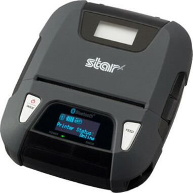 Star Micronics SM-L304-UB57 Mobile Direct Thermal Printer - Monochrome - Portable - Label/Receipt Print - Bluetooth - 3.15" Print Width - 2.56 in/s Mono - 203 dpi - 3.15" Label Width - Thumbnail 2