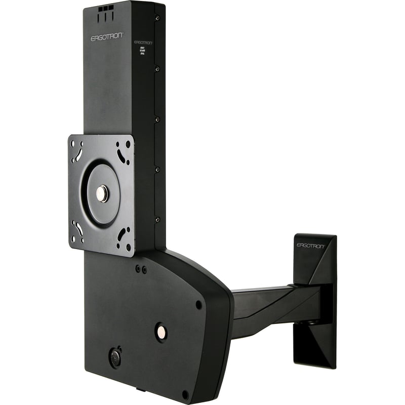 Ergotron Wall Mount for Flat Panel Display - Black - Thumbnail 1