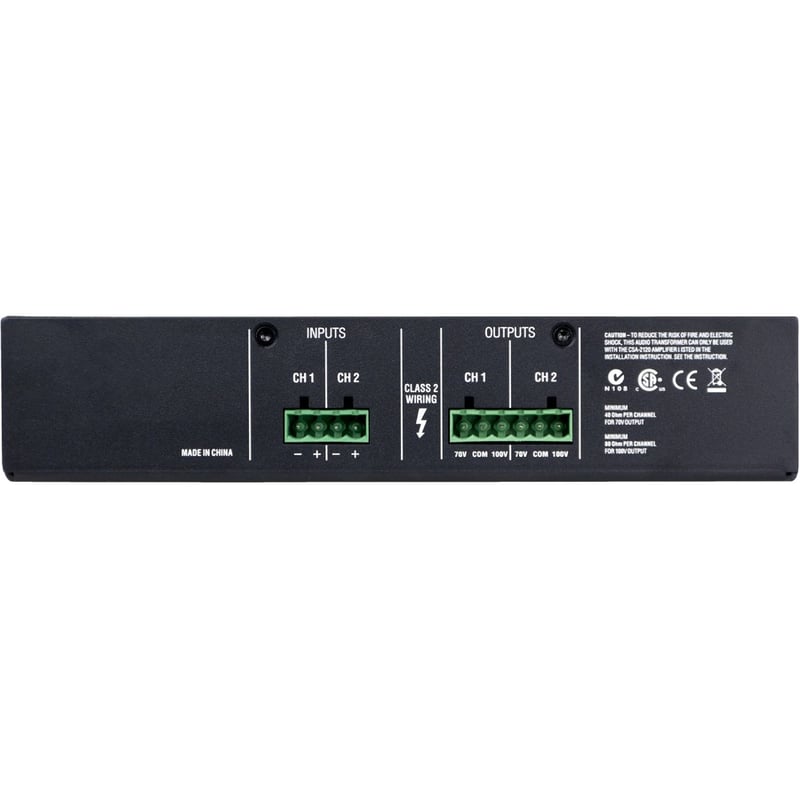 JBL Commercial CST-2120 Amplifier - 120 W RMS - 1 Channel - Thumbnail 3