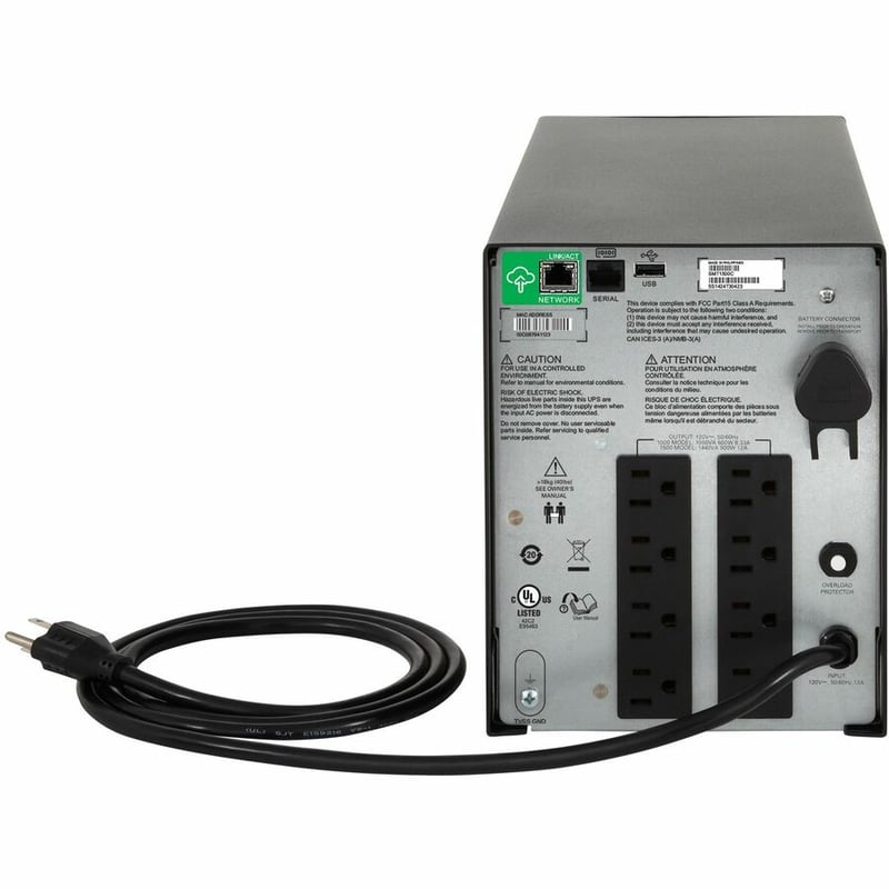 APC by Schneider Electric Smart-UPS C 1000VA LCD 120V with SmartConnect - Thumbnail 3