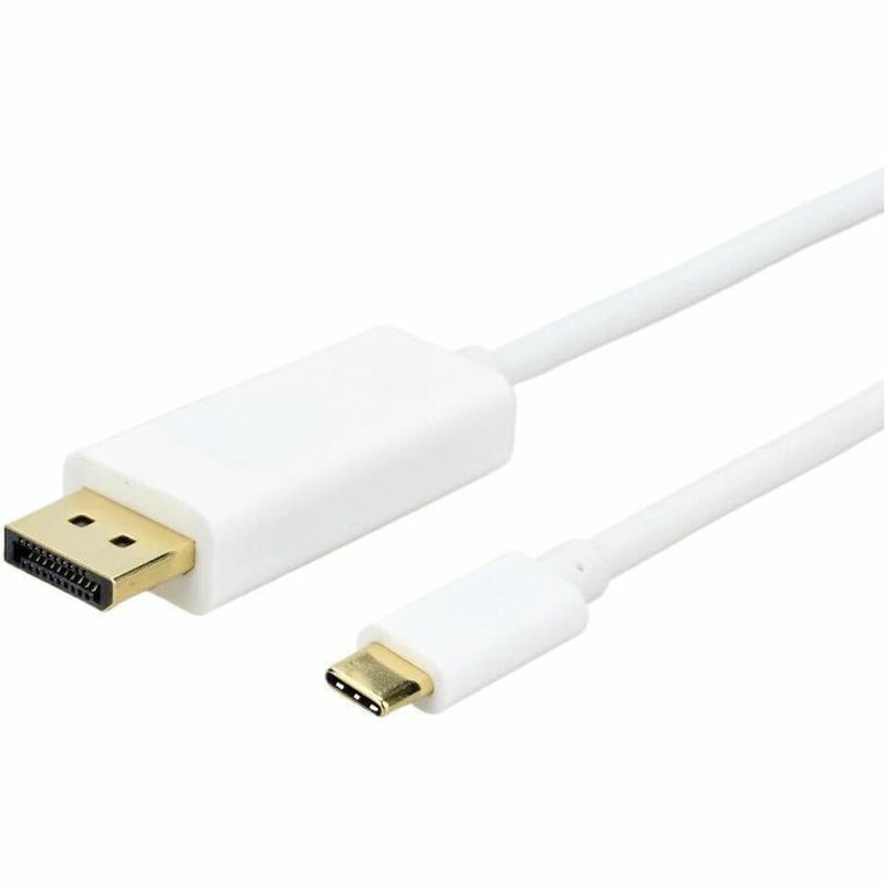 4XEM USB-C to DisplayPort Cable - 10FT - White - Thumbnail 3