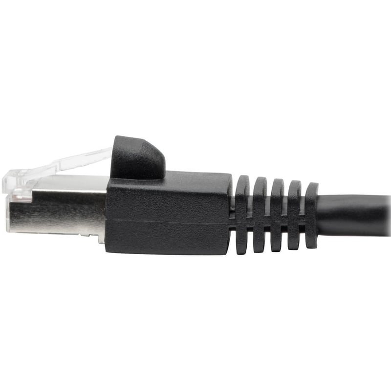 Eaton Tripp Lite Series Cat6a 10G Snagless Shielded STP Ethernet Cable (RJ45 M/M), PoE, Black, 7 ft. (2.13 m) - Thumbnail 5