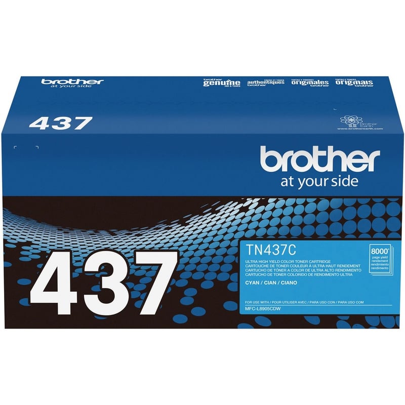 Brother TN437C Original Ultra High Yield Laser Toner Cartridge - Cyan - 1 Each - Thumbnail 5