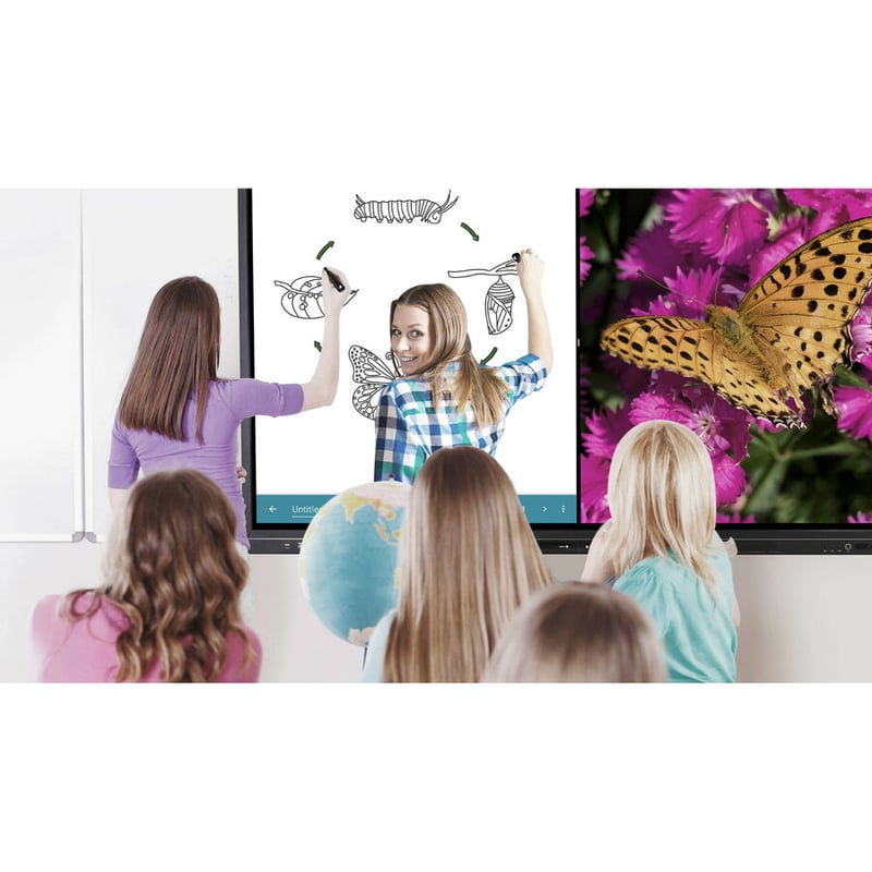 AVer CP3-65i All-in-One Computer - ARM - 4 GB RAM - 32 GB Flash Memory Capacity - 65" 4K UHD 3840 x 2160 Touchscreen Display - Desktop - Thumbnail 3