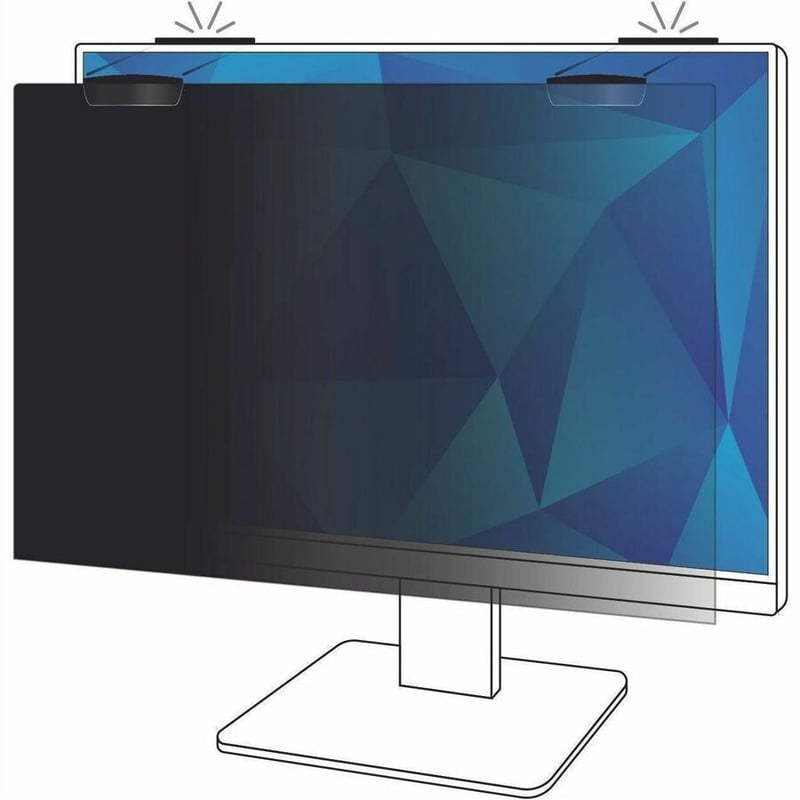 3M Privacy Filter for 27in Full Screen Monitor with 3M COMPLY Magnetic Attach, 16:9, PF270W9EM - Thumbnail 4