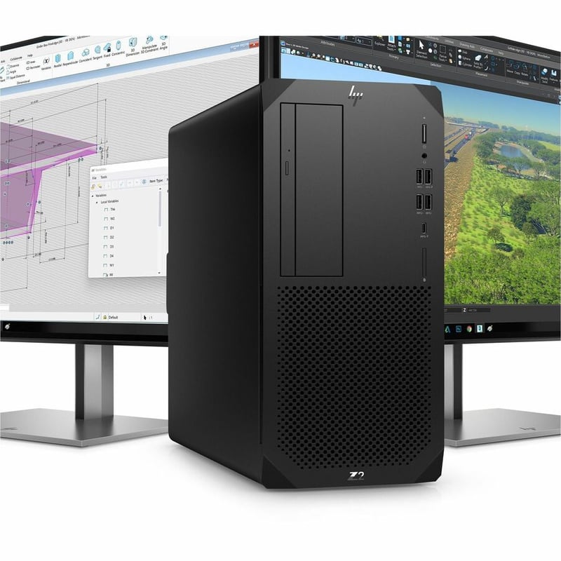 HP Z2 G9 Workstation - 1 Core i9 14th Gen i9-14900 - 64 GB - 2 TB SSD - Tower - Black - Thumbnail 3