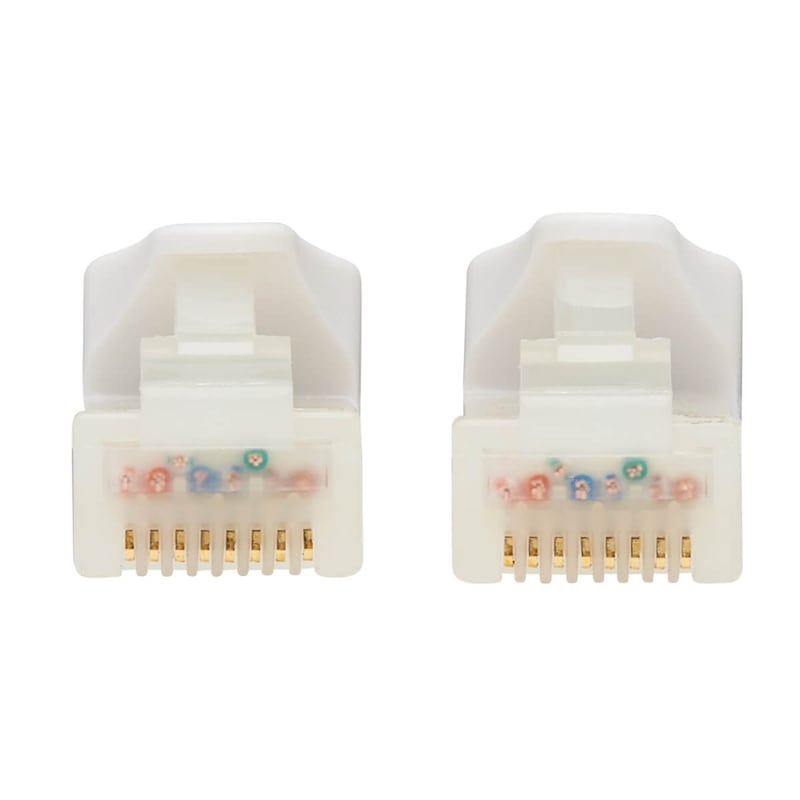 Eaton Tripp Lite Series Safe-IT Cat6a 10G Snagless Antibacterial UTP Ethernet Cable (RJ45 M/M), PoE, White, 7 ft. (2.13 m) - Thumbnail 4