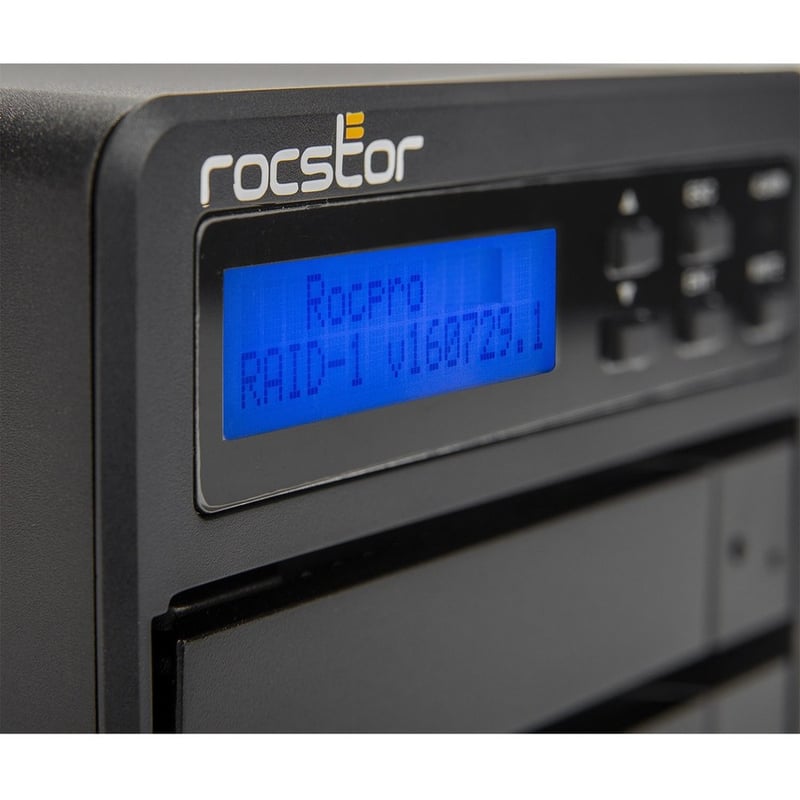 Rocstor Rocpro U33 USB Type-C Desktop RAID Storage - Thumbnail 2