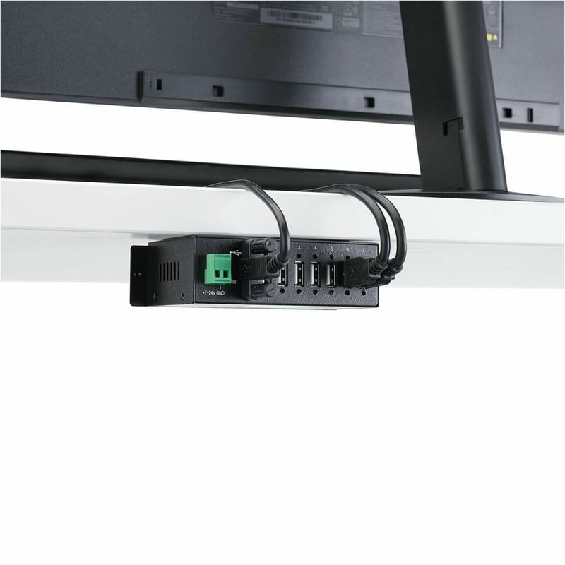 StarTech.com Mountable Rugged Industrial 7 Port USB 2.0 Hub - Thumbnail 3