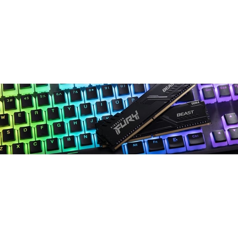 Kingston FURY Beast 64GB (2 x 32GB) DDR4 SDRAM Memory Kit - Thumbnail 2
