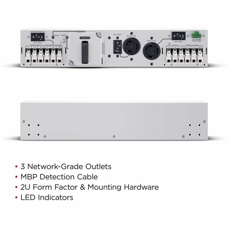 CyberPower MBP63A2 208 VAC 63A Maintenance Bypass - Thumbnail 2