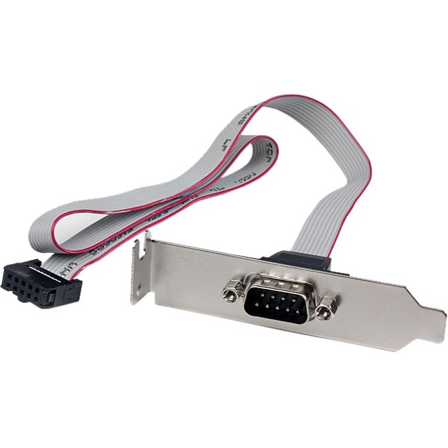 StarTech.com 1 Port 16in DB9 Serial Port Bracket to 10 Pin Header - Low Profile - Thumbnail 1