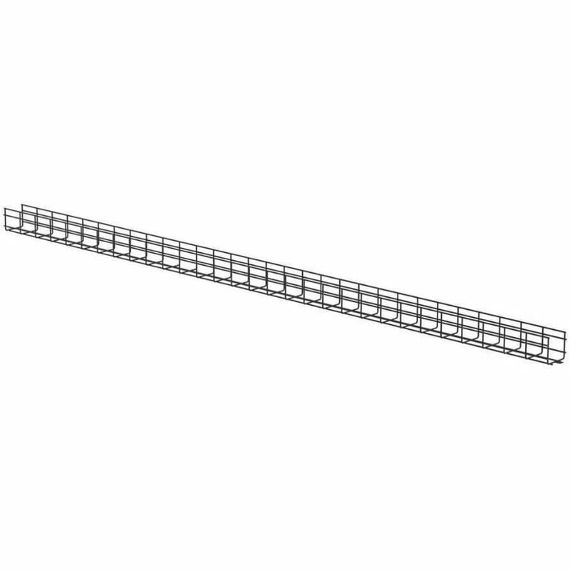 Panduit Wire Basket 4" H x 4" W, Black Powdered Coated - Thumbnail 3