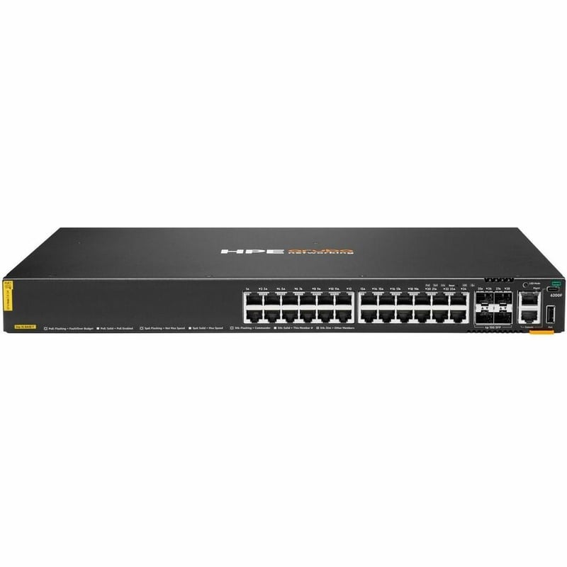 Aruba CX 6200F 24G Class 4 PoE 4SFP+ 370W Switch - Thumbnail 3