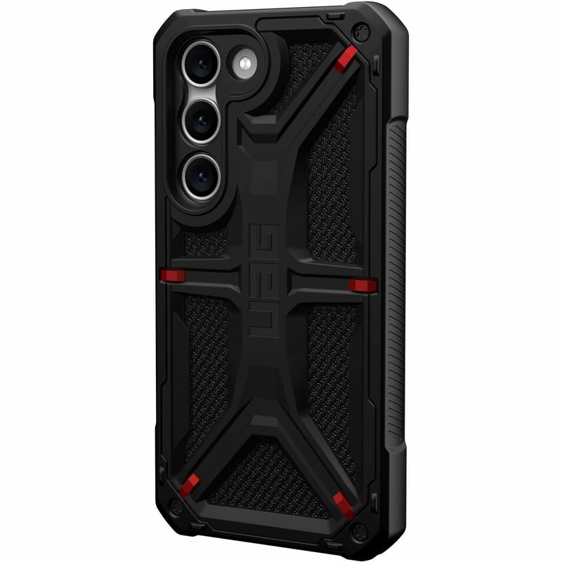 Urban Armor Gear Monarch Kevlar® Series Galaxy S23 Case - Kevlar Black - Thumbnail 1