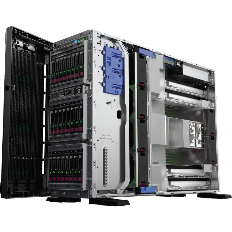 HP PROLIANT ML350 GEN10 4210R 1P NO OS 16GB-R P408I-A 8SFF 1X800W - Thumbnail 2