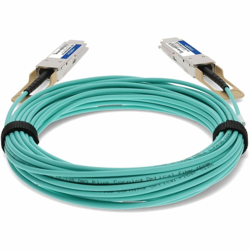 FORTINET COMPATIBLE TAA 100GBASE-AOC QSFP28 ACTIVE OPTICAL CABLE (850NM, MMF, 10 - Thumbnail 4