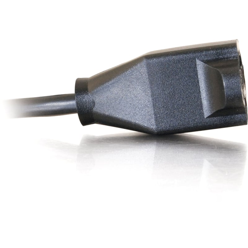 C2G 12ft Power Extension Cord - Outlet Saver - 18 AWG - Thumbnail 3
