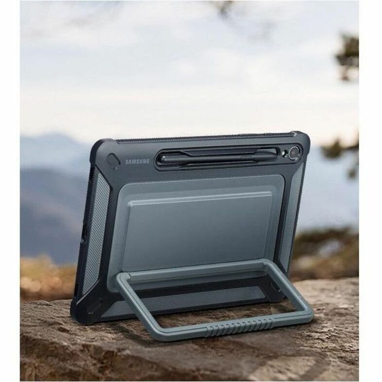 Samsung Rugged Carrying Case for 11" Samsung Galaxy Tab S9 Tablet, Stylus - Black - Thumbnail 5