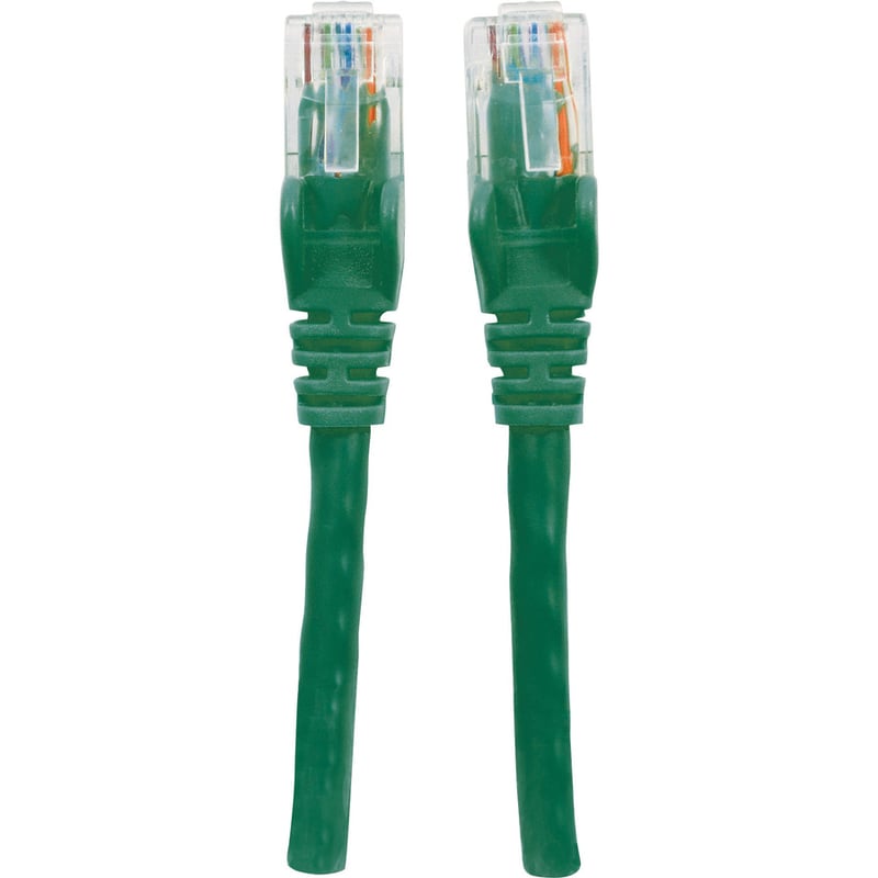 Intellinet Network Solutions Cat5e UTP Network Patch Cable, 100 ft (30 m), Green - Thumbnail 2