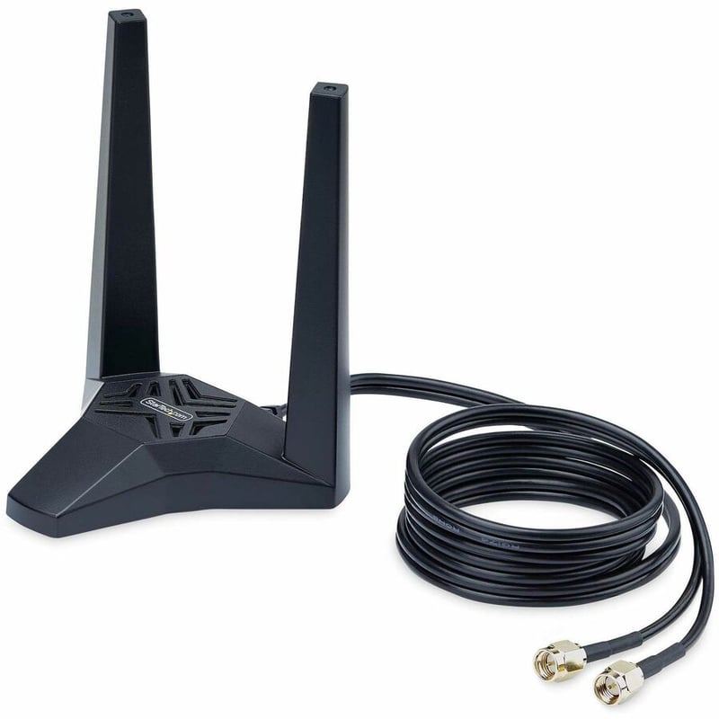 StarTech.com Wi-Fi 6E PCIe Network Card, Bluetooth 5.3, Magnetic Antenna Base, Tri-Band 802.11ax, AX5400 WiFi NIC, Windows/Linux - Thumbnail 3