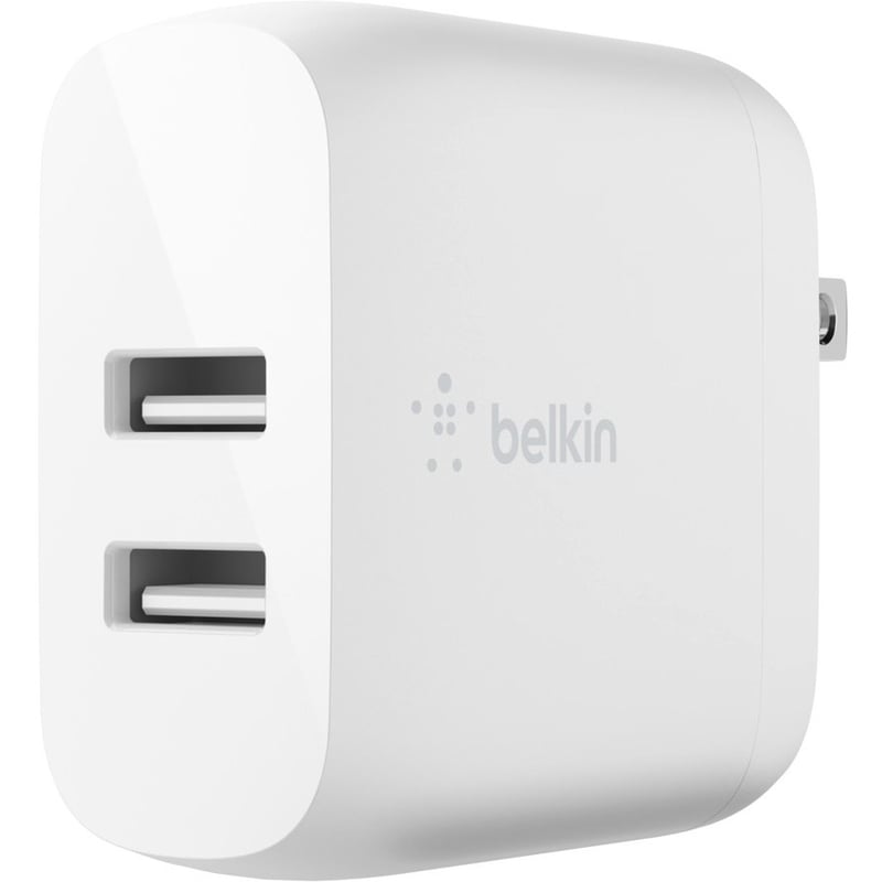 Belkin BoostCharge Dual USB-A Wall Charger 24W - Power Adapter - Thumbnail 1