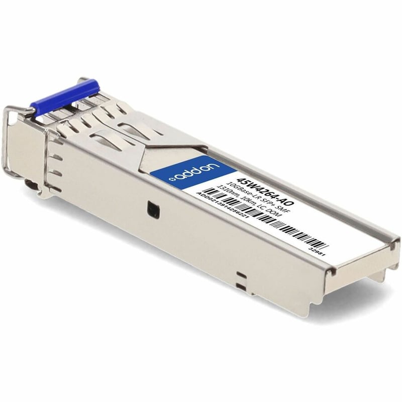 AddOn IBM&reg; 45W4264 Compatible TAA 10GBase-LR SFP+ Transceiver (SMF, 1310nm, 10km, LC, DOM) - Thumbnail 3