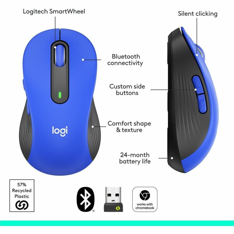 Logitech Signature M650 L (Blue) - Thumbnail 5