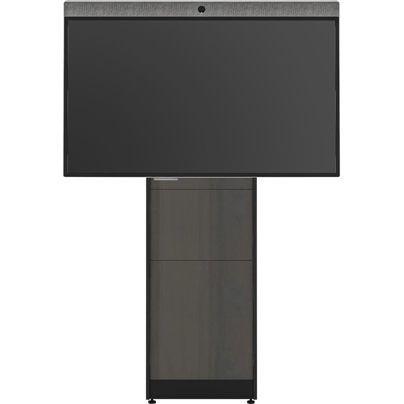 Salamander Designs Wall Mount for Electronic Equipment, Computer, Cable, Display, Camera, Speaker, Video Conference Equipment, Peripheral Device - Walnut Gray, Black - Thumbnail 1