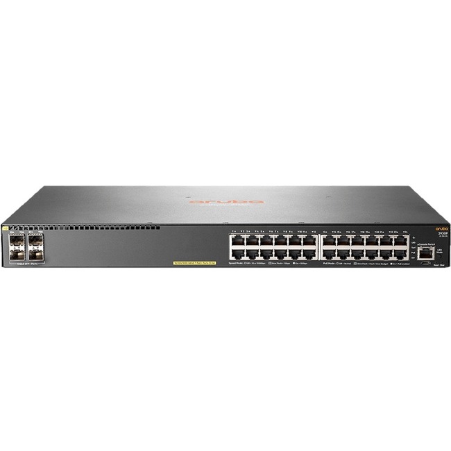 Aruba 2930F 24G PoE+ 4SFP+ TAA-compliant Switch - Thumbnail 1