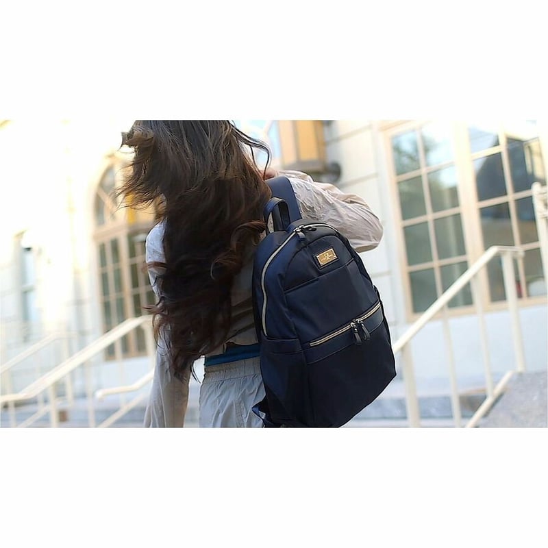 SANDY LISA LAGUNA CARRYING CASE (BACKPACK) FOR 14IN TO 15.6IN LAPTOP - NAVY - Thumbnail 5