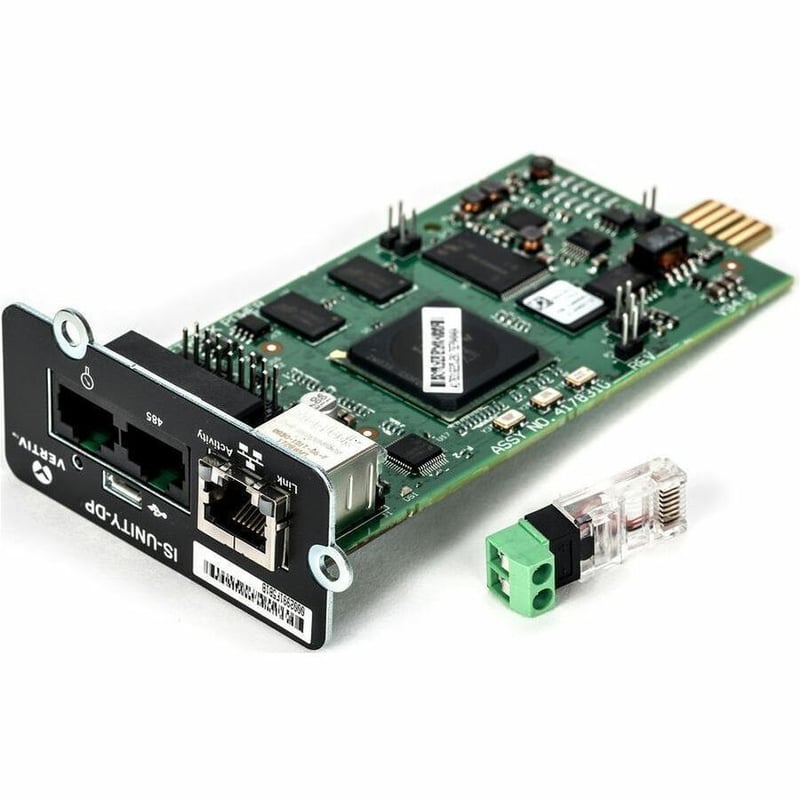 Vertiv Liebert IntelliSlot Unity-DP-Network Card - Remote Monitoring|Dual Protocol - Thumbnail 1