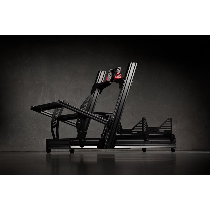 Next Level Racing F-GT Elite Formula & GT Aluminum Profile Simulator Cockpit - Front & Side Mount