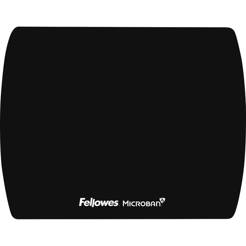 Fellowes Microban Ultra Thin Mouse Pad - Black