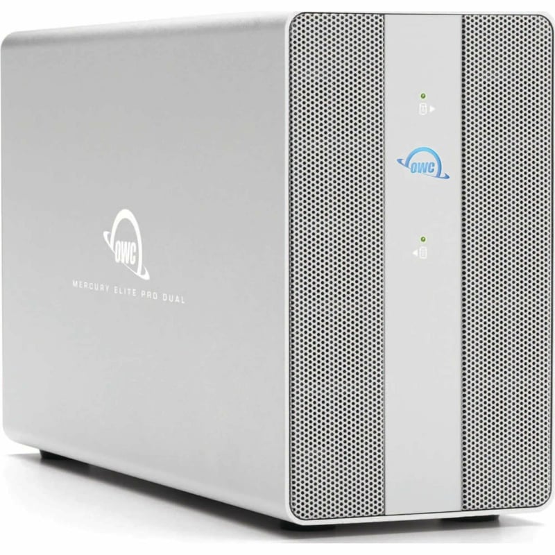 OWC MERCURY ELITE PRO DUAL WITH 3-PORT HUB 0TB RAID ENCLOSURE WITH USB 10GB/S - Thumbnail 1